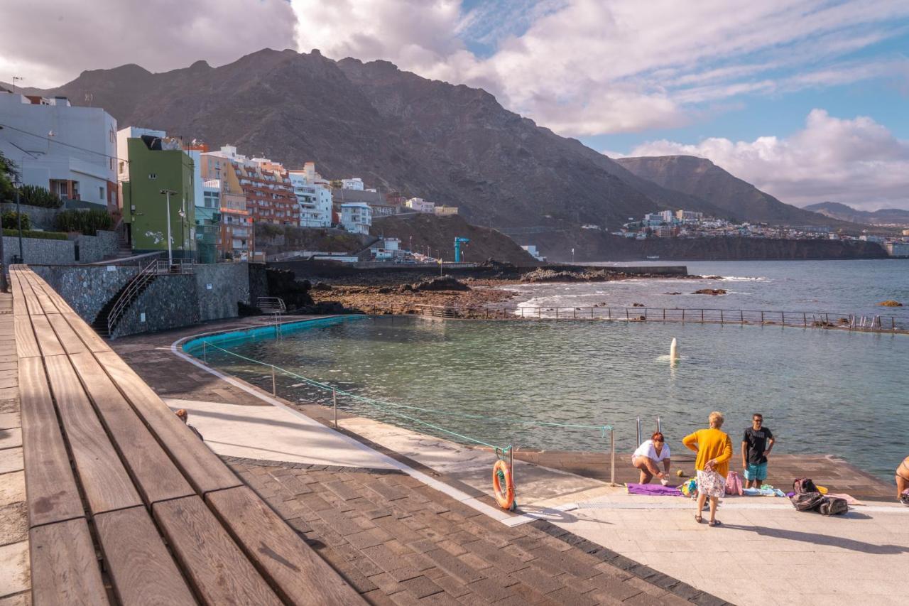 Beach Views Punta Del Hidalgo Bagian luar foto